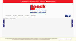 Desktop Screenshot of loock-waerme.de